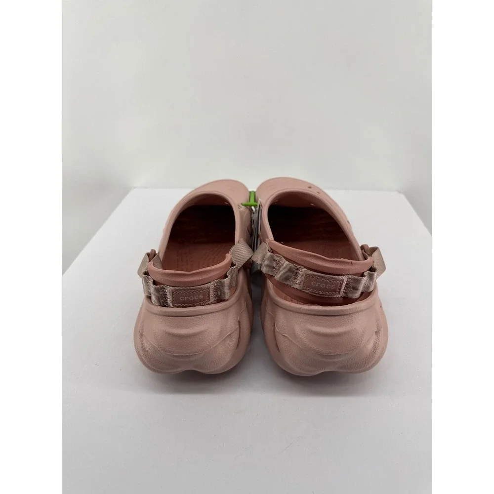 Crocs Echo Clog Rose Dust Pink Mens 12 M12 Streetwear Sandal 207937-6TY NEW